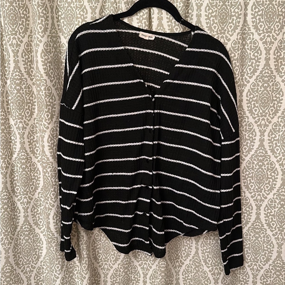 Striped Oversized Blouse